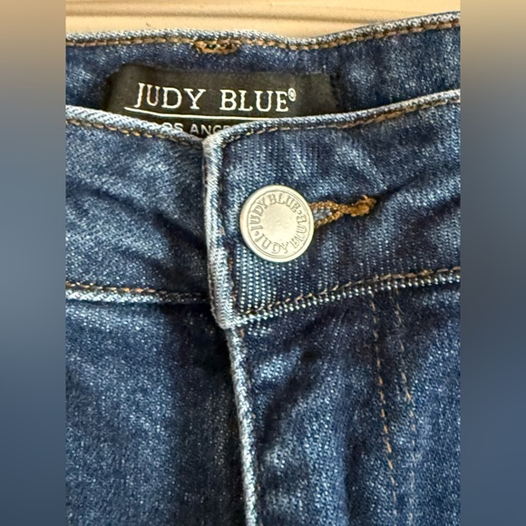 Magical Stretchy Judy Blue Dark Wash Straight Jeans, Size 24. Brand new. - Picture 2 of 7